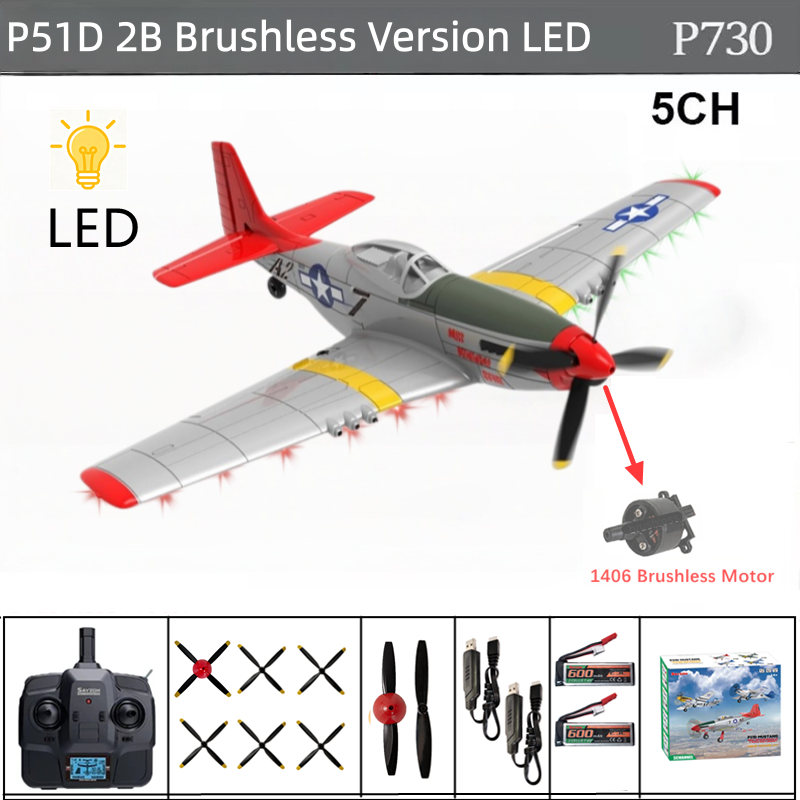 Rc Planes Horizon Hobby - Najnowszy samolot RC P51D Mustang 5CH