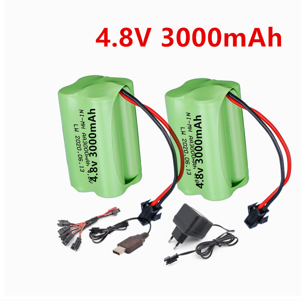 Rc Hobby Models - Akumulator 4.8V 3000mAh i ładowarka do