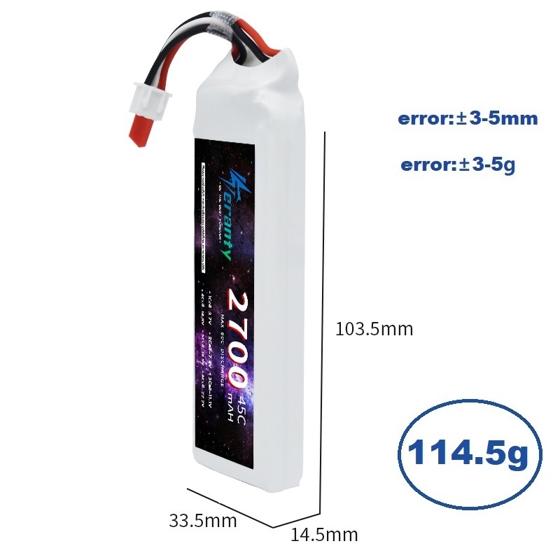 1/3PCS 2S 7.4V Lipo Battery 27 – Rc Hobby Models recenzja i cena