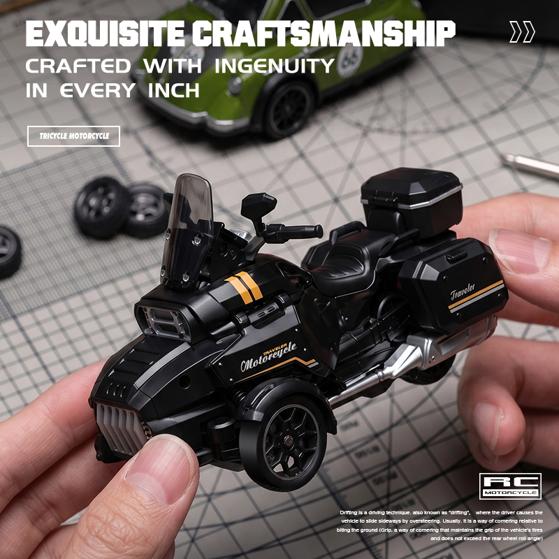 Motocykl trójkołowy RC do drif – Rc Drift Car Brushless recenzja i cena
