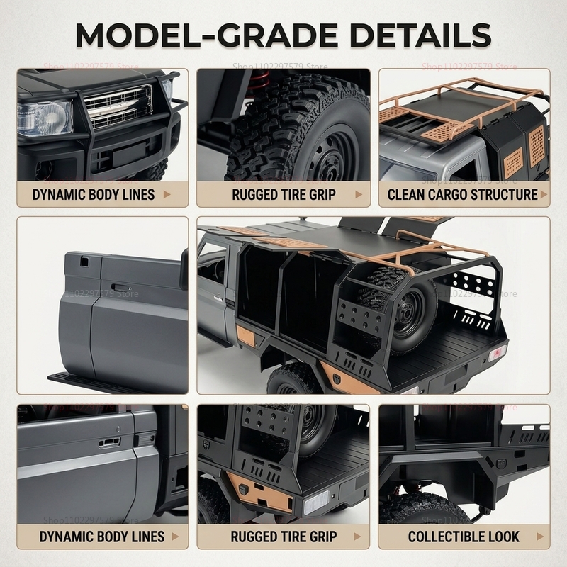 1:12 MN82S 4WD RC Offroad Pick – Rc Hobby Land recenzja i cena