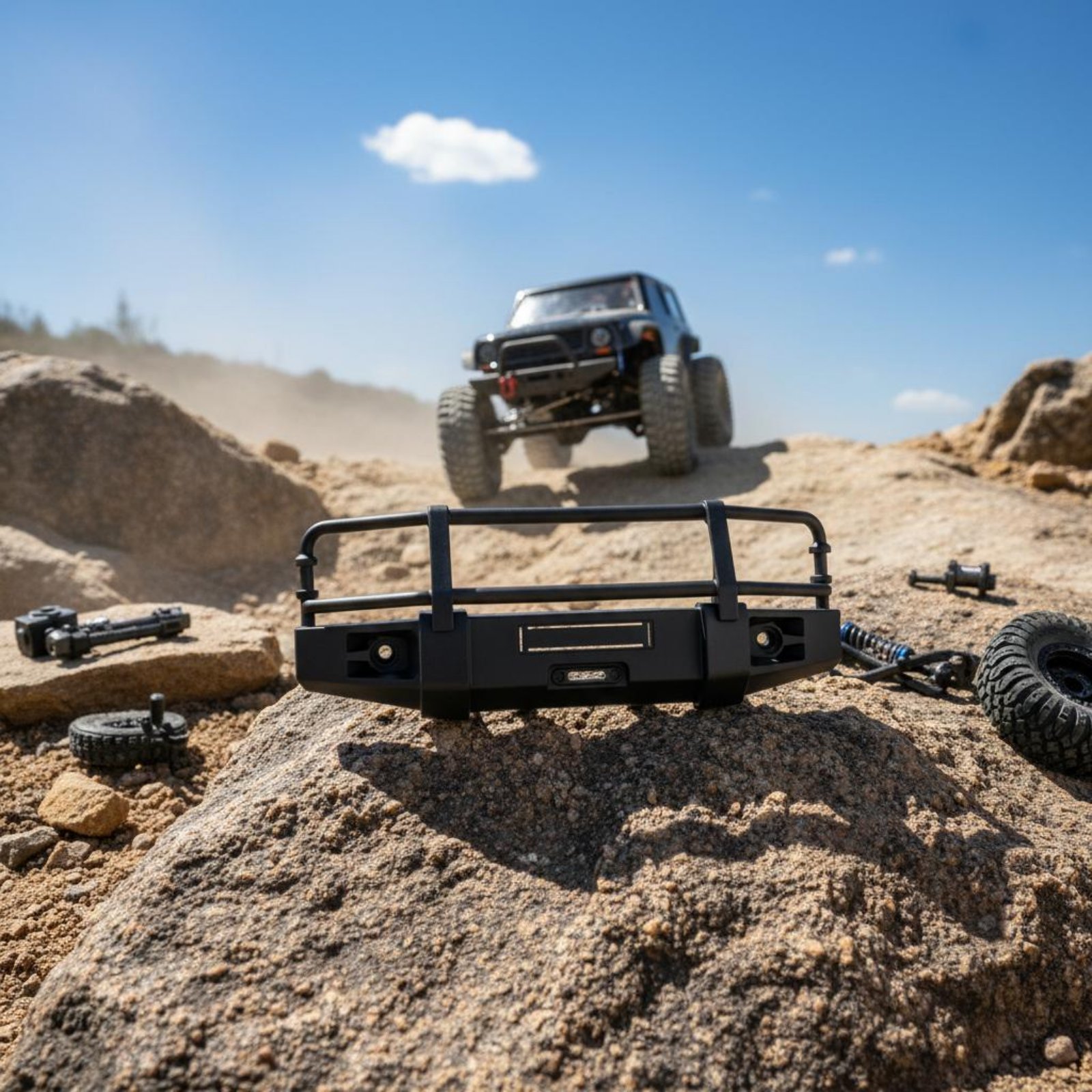 Przedni zderzak do RC Crawlera – Rc Hobby Models recenzja i cena