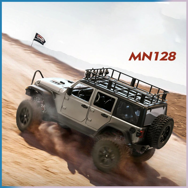 Samochód RC Crawler 4x4 MN128  – Rc Hobby Workbench recenzja i cena