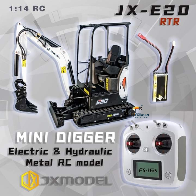 Miniaturowa koparka RC RTR JX  – Rc Hobby Models recenzja i cena